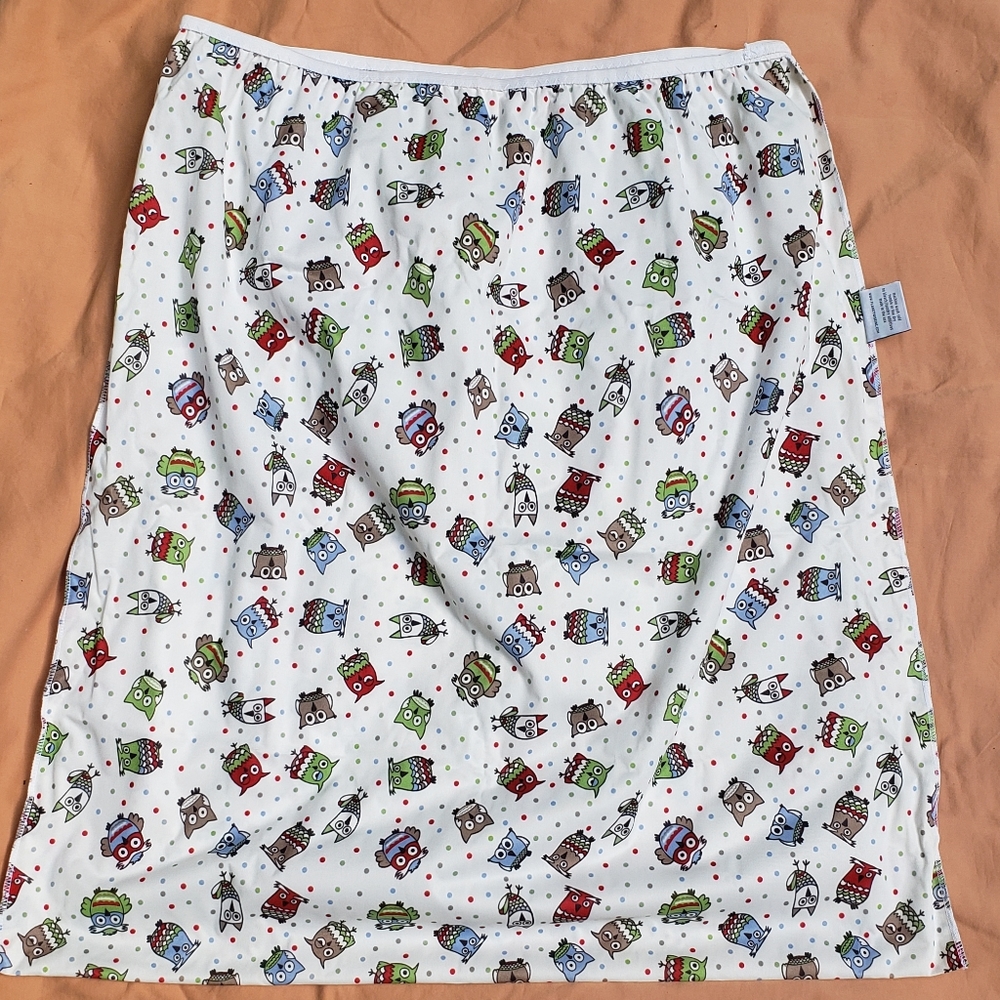 Waterproof DIAPER PAIL LINER with owl. Planet misc brand. New, without tags.